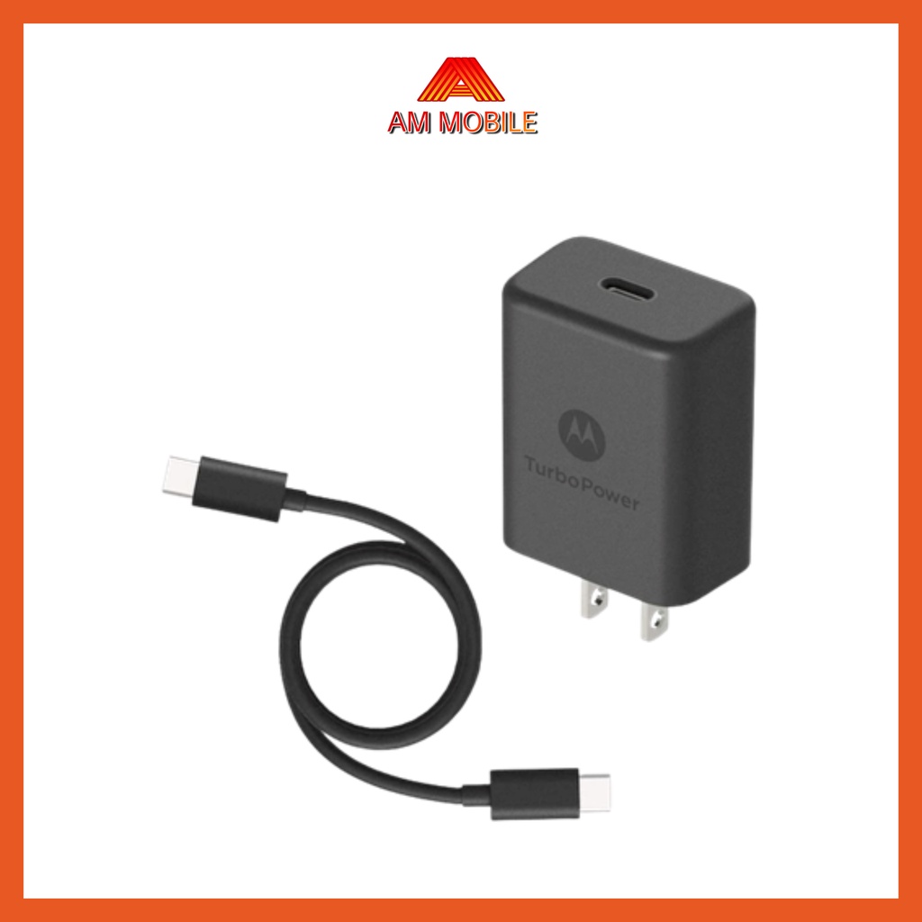 Bộ sạc nhanh Tubor Power chính hãng Motozola 18w - Sạc nhanh gấp 3 lần - Dây cáp dù 1m
