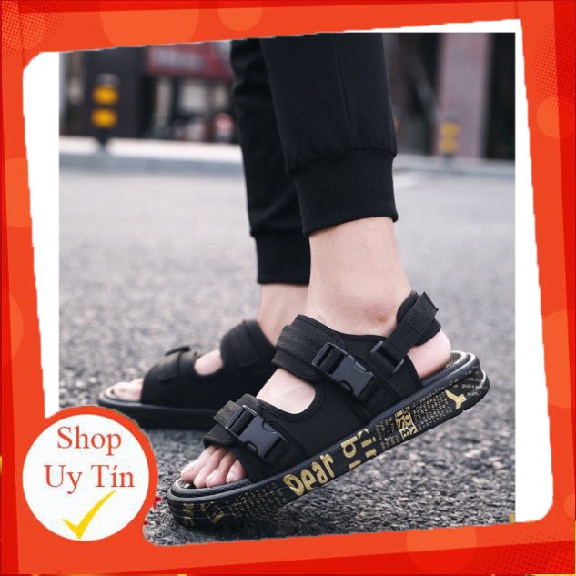 (Có 2 Màu) Sandal nam Đế Chữ 2 cao cấp - dép quai hậu học sinh mới về 2021