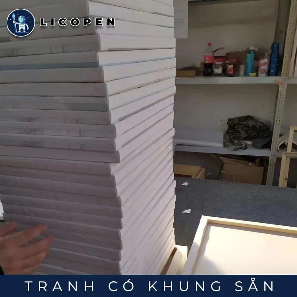 [CÓ SẴN] Tranh Tô Màu Theo Số Licopen - Tổng hợp các mẫu tranh phong cảnh