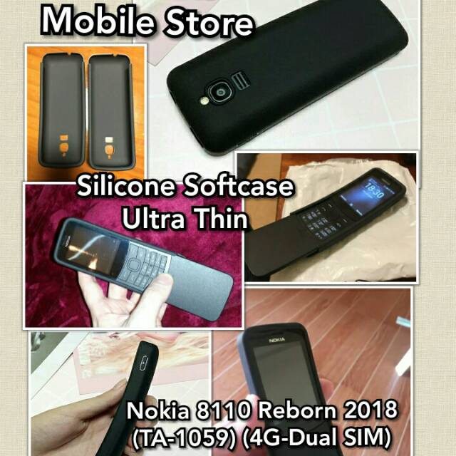 Ốp Lưng Silicone Cho Nokia 8110 (reborn 2018) (4g-volte) Ta-1048 Ta-1059 Ta-1071 Ta-1067 (nokia Banana)