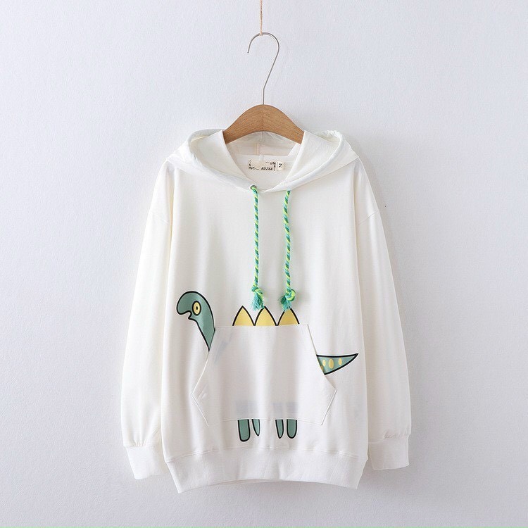 ÁO HOODIE ❤️❤️ÁO HOODIE NÓN UNISEX KHỦNG LONG TÚI BỤNG | BigBuy360 - bigbuy360.vn