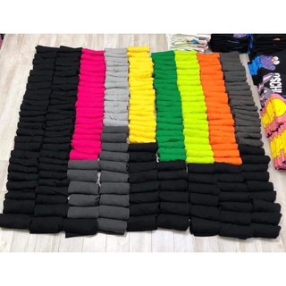 QUẦN LEGGING LỬNG THUN THÁI - RAINBOW MÀU ĐEN