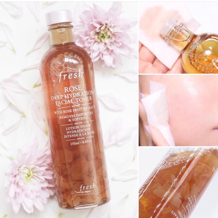 Nước hoa hồng Fresh Rose Deep Hydration Facial Toner