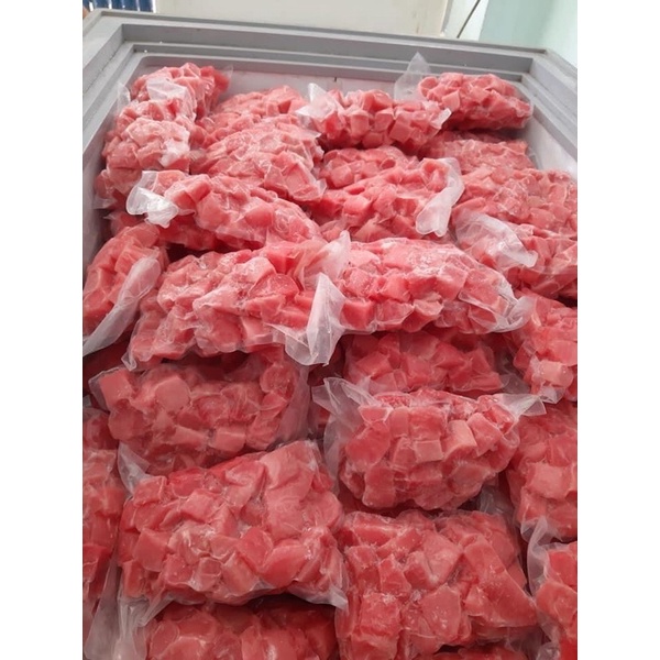 [HỎA TỐC SG] Cá ngừ đại dương hạt lựu chiên xào nướng nấu cháo bổ dưỡng 500g