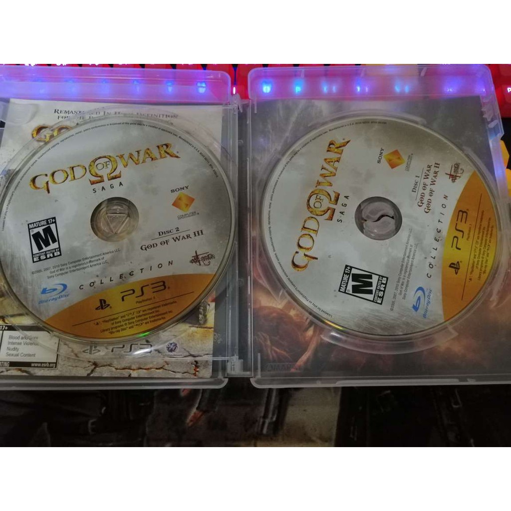 Bộ trò chơi God of War Saga collection ps3