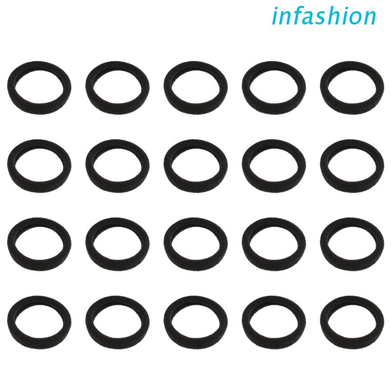 Set 20 Dây Cột Tóc Co Giãn Không Nhờn Cho Nữ