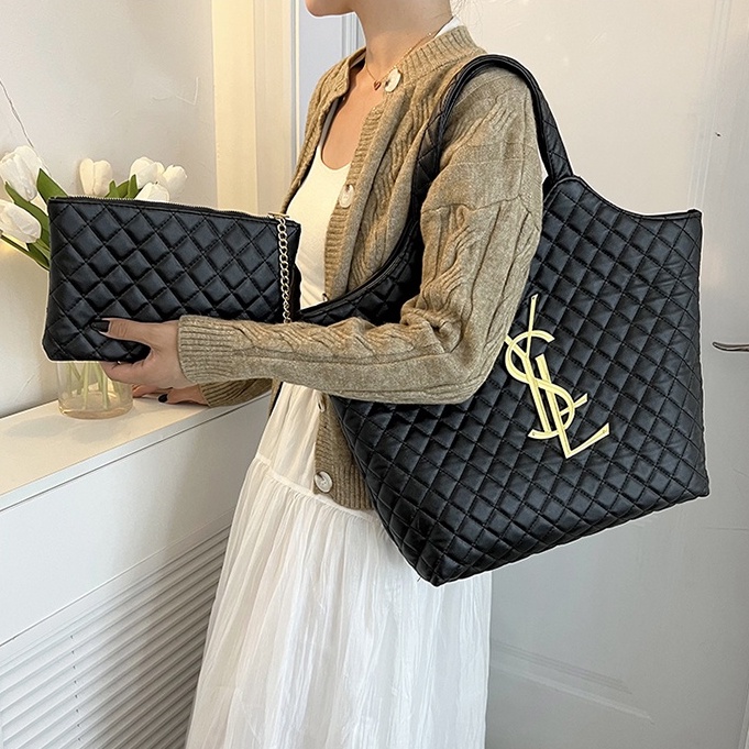 Túi Tote Đeo Dưới Cánh Tay Sức Chứa Lớn Thêu Họa Tiết Thời Trang Chất Lượng Cao Cho Bé