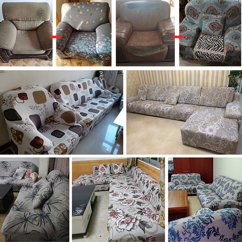 Vỏ Bọc Ghế Sofa Có Tay Vịn Thiết Kế Đơn Giản Nhiều Màu Tùy Chọn Sang Trọng