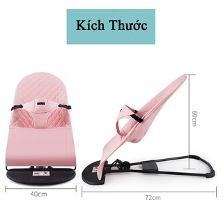 Ghế nhún cho bé, ghế rung cho bé, Chống Võng Lưng Bé, Shop Bố Sam, Cotton Thoáng Mát, Điều Chỉnh Cao Thấp Nhanh Gọn