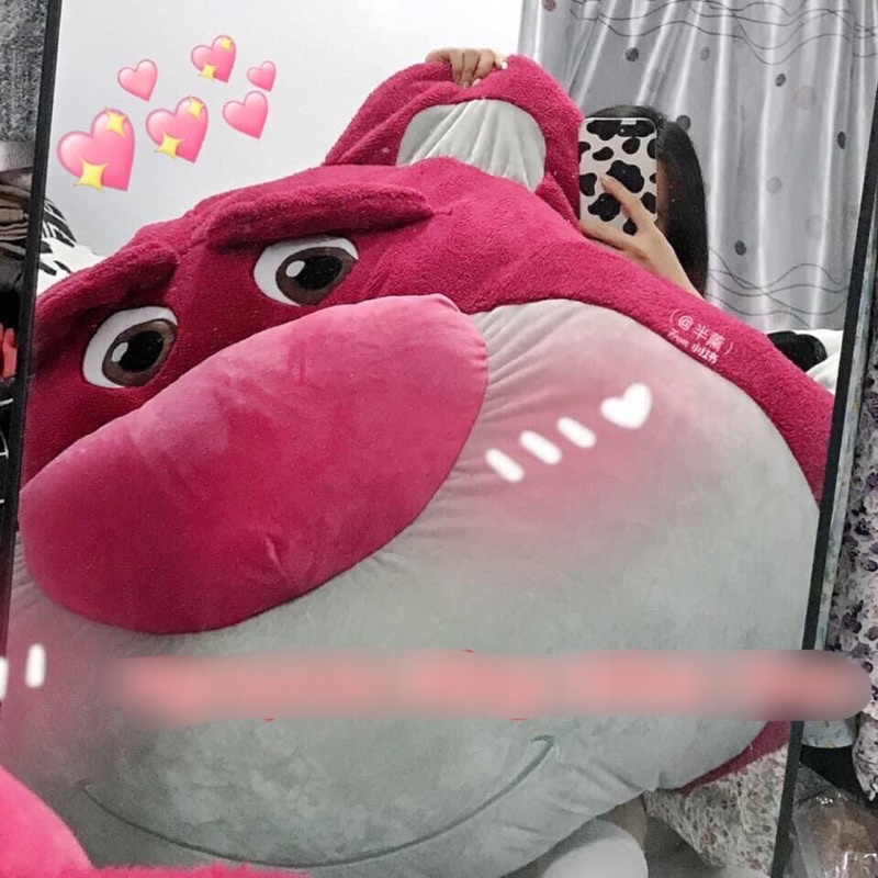 Gấu Lotso Bông Bự Strawberry Bear 1M