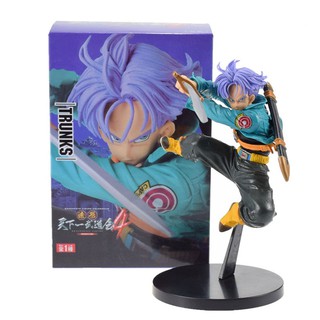 Mô Hình Dragon Ball Nhân Vật Trunks Cao 16cm - Mẫu áo xanh