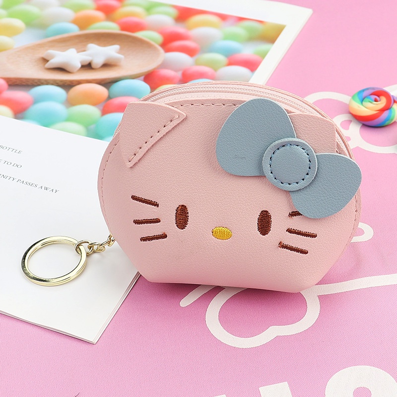 Móc khoá hình dễ thương kiểu ví đựng tiền lẻ,tai nghe,hình dễ thương