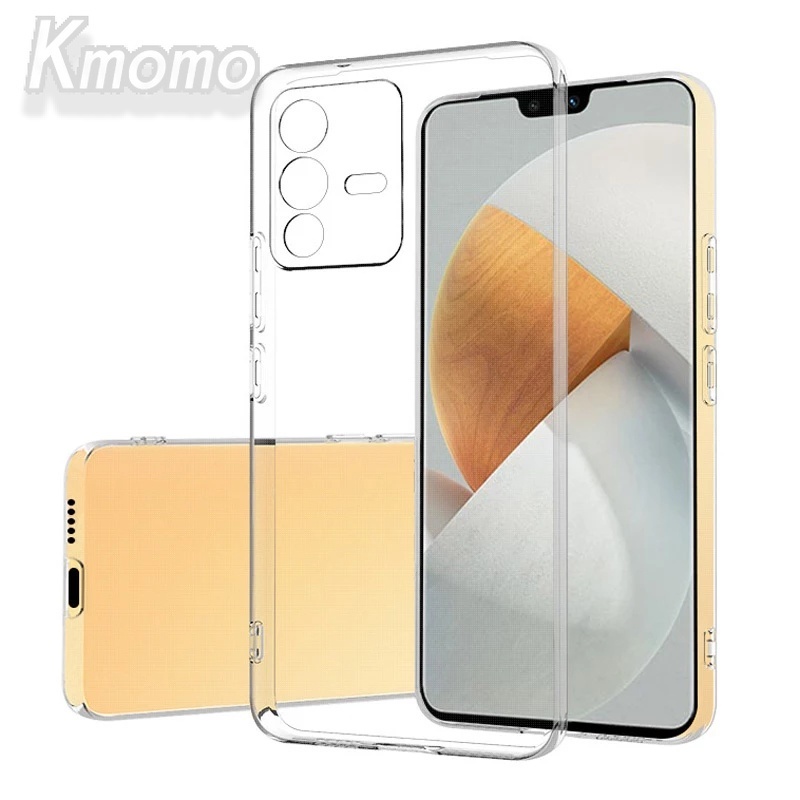 Ốp Điện Thoại TPU Mềm Trong Suốt Cho VIVO Y17s Y02s Y16 Y22 Y22s Y77 Y76 5G Y74s Y76s Y15a Y15s Y33s Y21 Y21s Y21T Y33T Y12a Y3s Y1s Y51 2020 Y17 Y15 Y12 Y19 Y11 2019 Y30 Y50 Y11s Y12s Y20 Y20i Y20s G Y31 2021