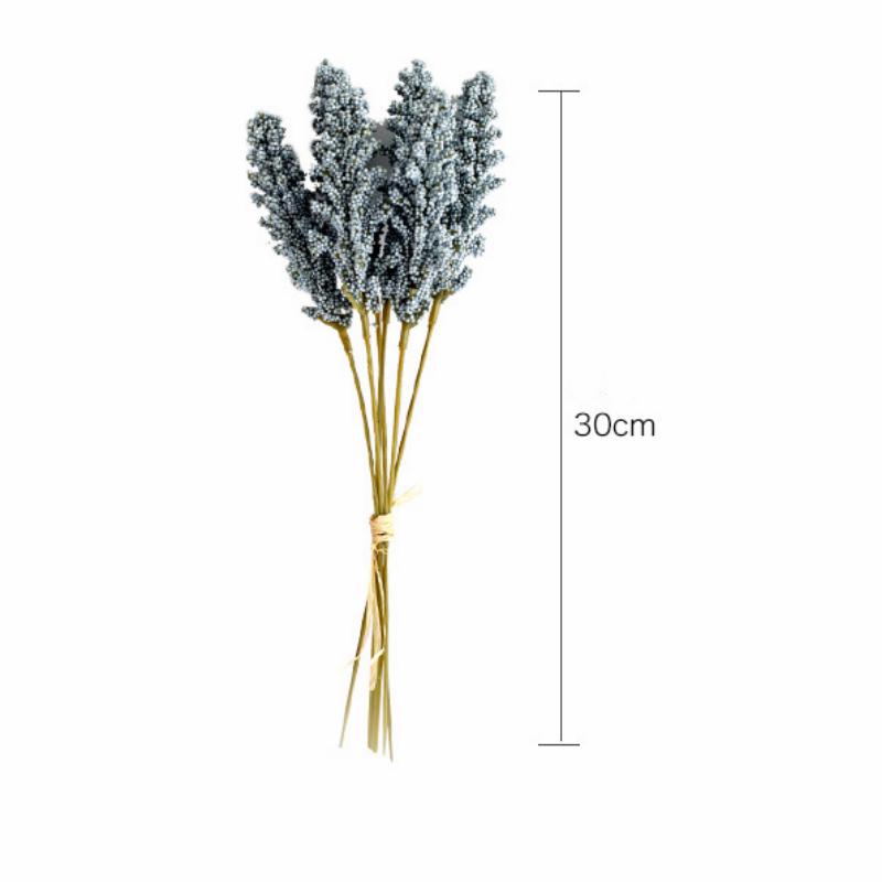 Hoa giả - Bó 6 bông hoa ngô nhân tạo decor trang trí nhà cửa, nhân tạo tai ngô đẹp mắt trang trí vườn hoa