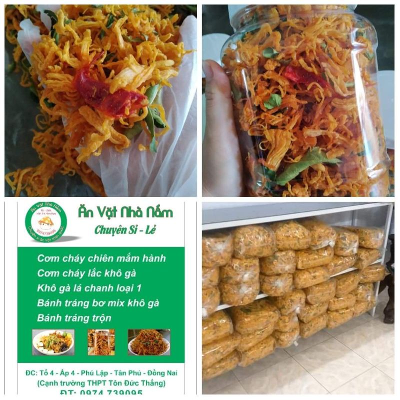 500gr KHÔ GÀ LÁ CHANH LOẠI NGON.ĂN VẶT NHÀ NẤM.