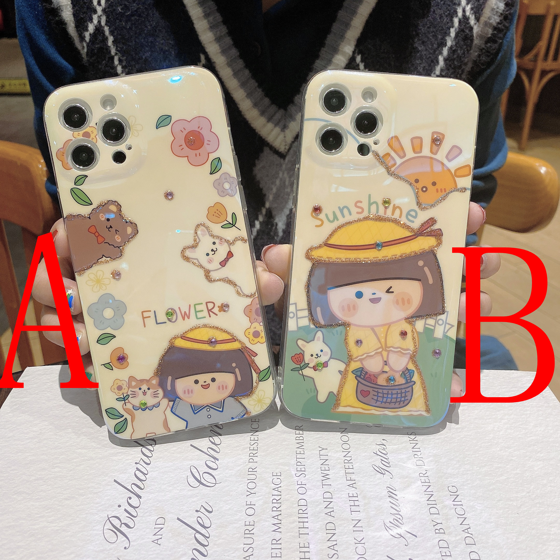 iPhone 12 Mini 11 Pro Max X XR XS Max 8 7 6 6S Plus Cartoon Rabbit Anti-drop Mobile Phone Soft Case