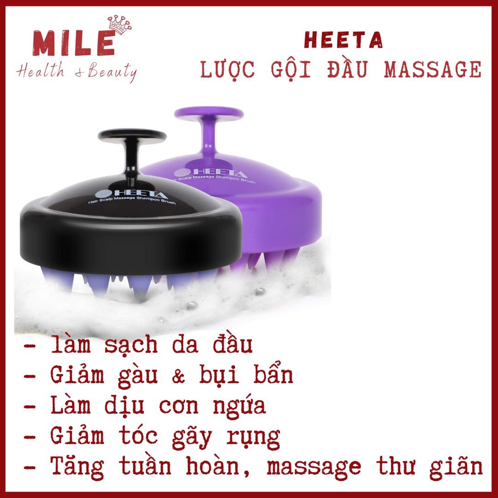 LƯỢC GỘI ĐẦU HẠN CHẾ RỤNG TÓC, MASSAGE 2 IN1