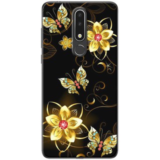 Ốp lưng Nokia 3.1 Plus, 5.1 Plus, 6.1 Plus in hình Hoa bướm vàng
