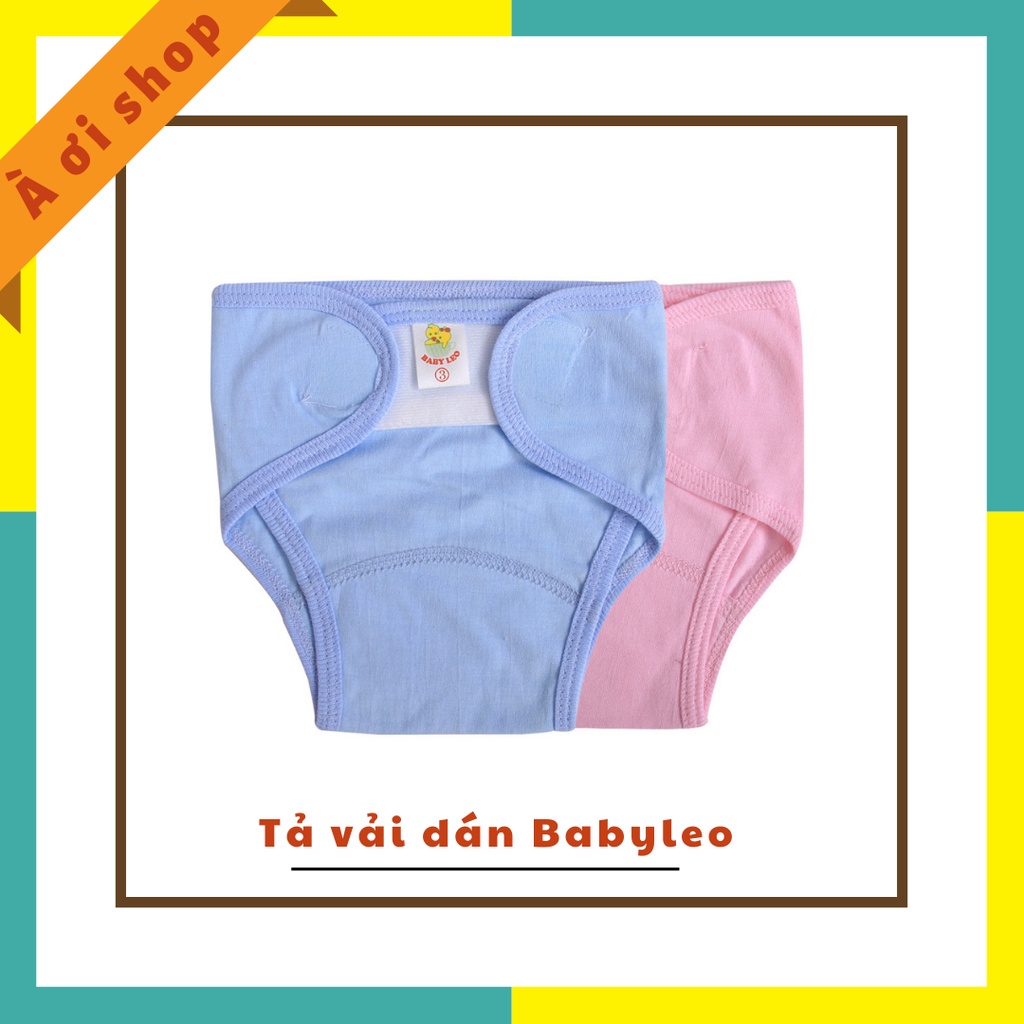 Tã vải dán Babyleo Thái Hà Thịnh 100% cotton mềm, mịn, mát