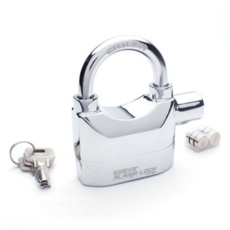 Ổ khóa báo động cao cấp chống trộm Kinbar Alarm Lock 110DBA có còi báo động, tem bộ công an.