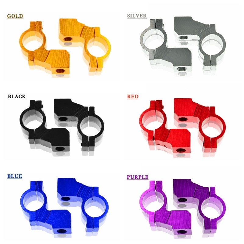 1 cặp giá đỡ cố định gương chiếu hậu 21-25mm gắn tay cầm xe đạp/ xe máy