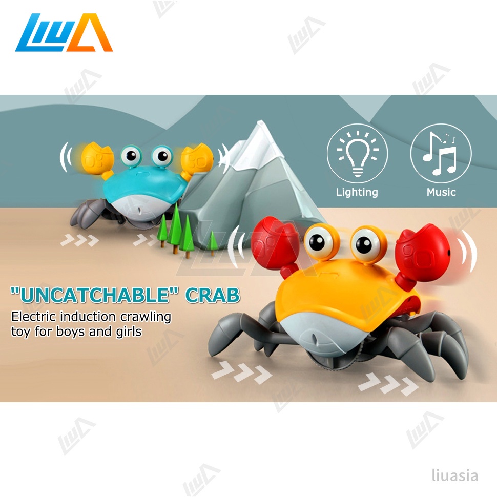 Đồ Chơi Hình Con Cua Dễ Thương Xinh Xắn Cho Bé