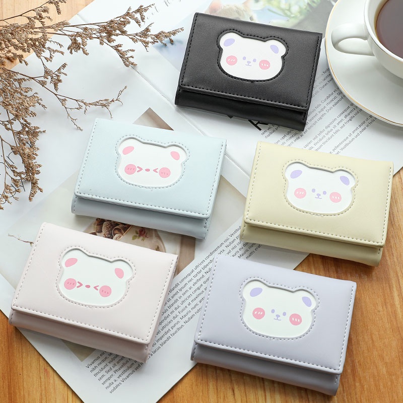 Ví Đựng Thẻ Hình Gấu Dễ Thương Cho Nữ