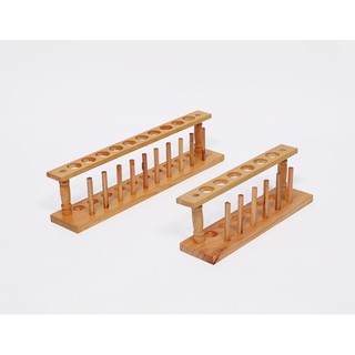 giá đỡ ống nghiệm gỗ phi 2,2cm