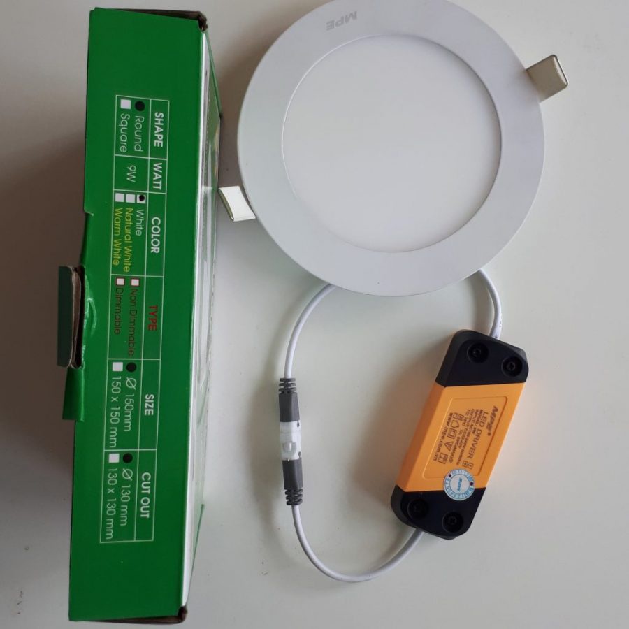 MPE, BH 2 năm, LED Panel Âm Trần RPL-9T 9W 3 Chế độ ánh sáng, Hàng Việt Nam, Công nghệ Đức - Chất lượng cao