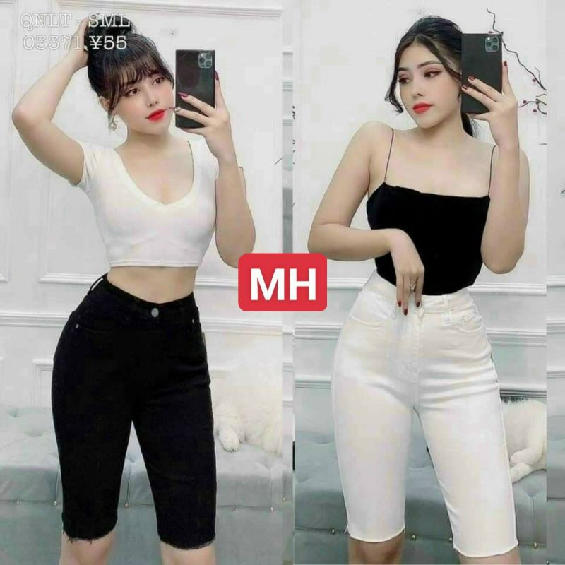 Quần kaki ngố tua lưng cao  Siêutôn dáng