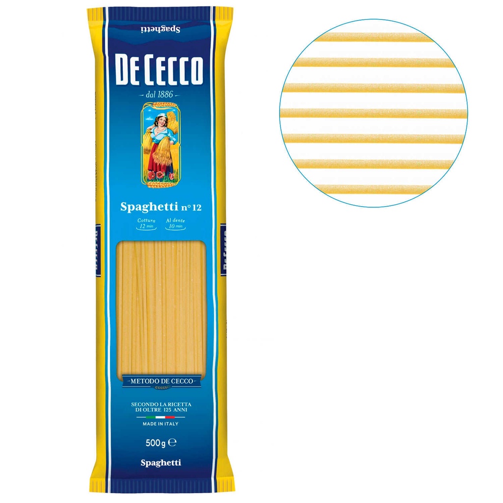 Mì Dececco Spaghetti số 12 500g