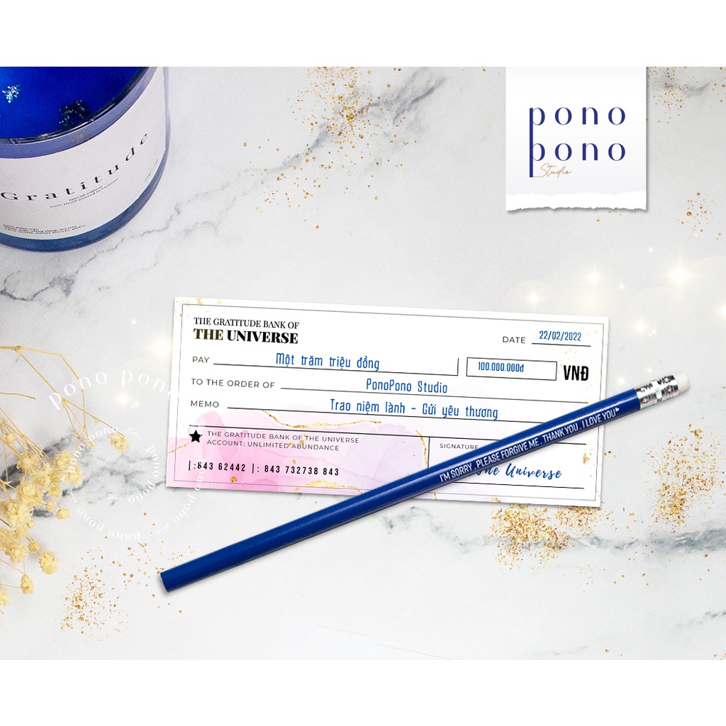 Tấm Séc Nhiệm Màu | The Magic Check | Ngân phiếu diệu kỳ 28 ngày thực hành Lòng biết ơn