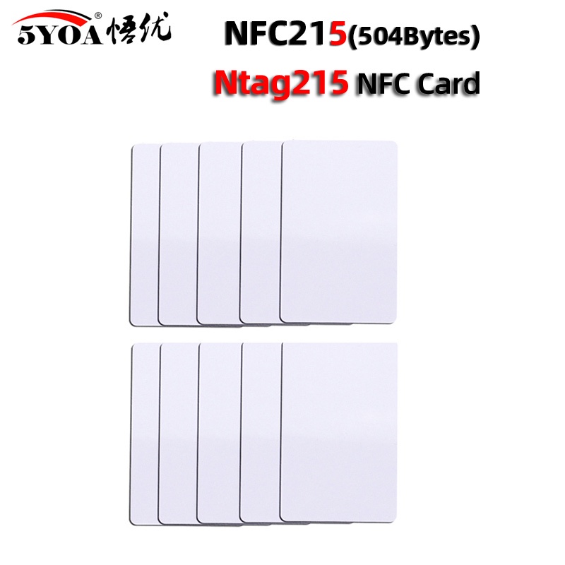 Set 100 / 50 Thẻ Từ NFC Ntag215 13.56MHz NTAG 215 RFID 25Mm Chuyên Dụng