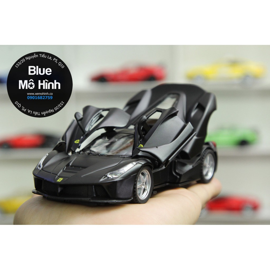 Blue mô hình | Xe mô hình Ferrari LaFerrari 1:32 – Đen mờ