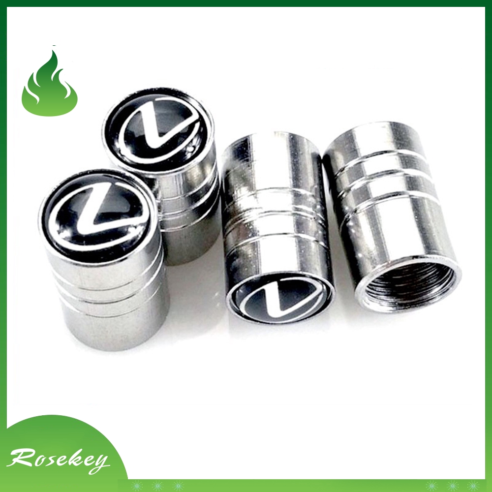 Nắp đậy van bánh xe chất liệu kim loại hình LEXUS