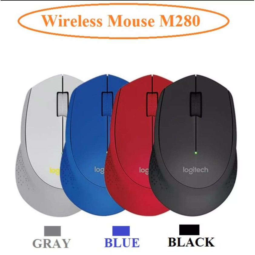 Chuột Logitech M280 Wireless 1000dpi 2.4ghz-Công Nghệ Chuột Quang Tiên Tiến Với Thiết Kế Tinh Tế Và Hiện Đại