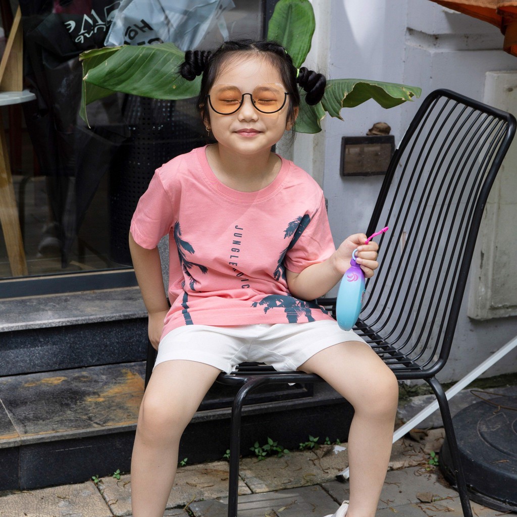 ÁO PHÔNG TRẺ EM GIA ĐÌNH ĐI BIỂN HỌA TIẾT NHIỆT ĐỚI