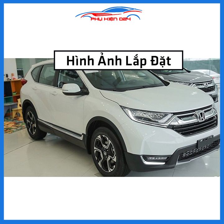 Bộ ốp nẹp sườn CRV 2018-2019-2020-2021-2022 mạ crom trang trí làm đẹp xe