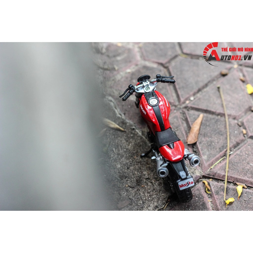 MÔ HÌNH DUCATI MONSTER 696 RED 1:18 MAISTO 6471