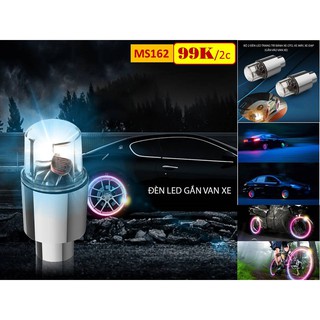 Đèn LED gắn van bánh xe đạp , xe máy , xe hơi tạo phong cách mới cho xe
