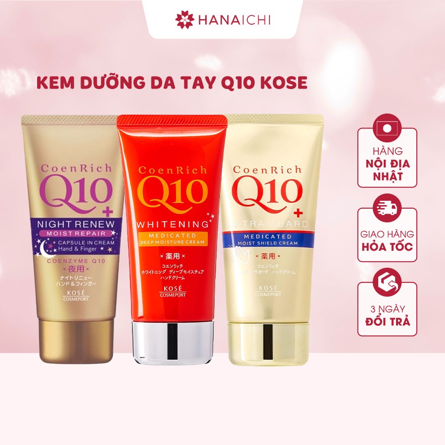 Kem Dưỡng Da Tay Kose Q10 Nhật Bản 80gr-Nội Địa Nhật