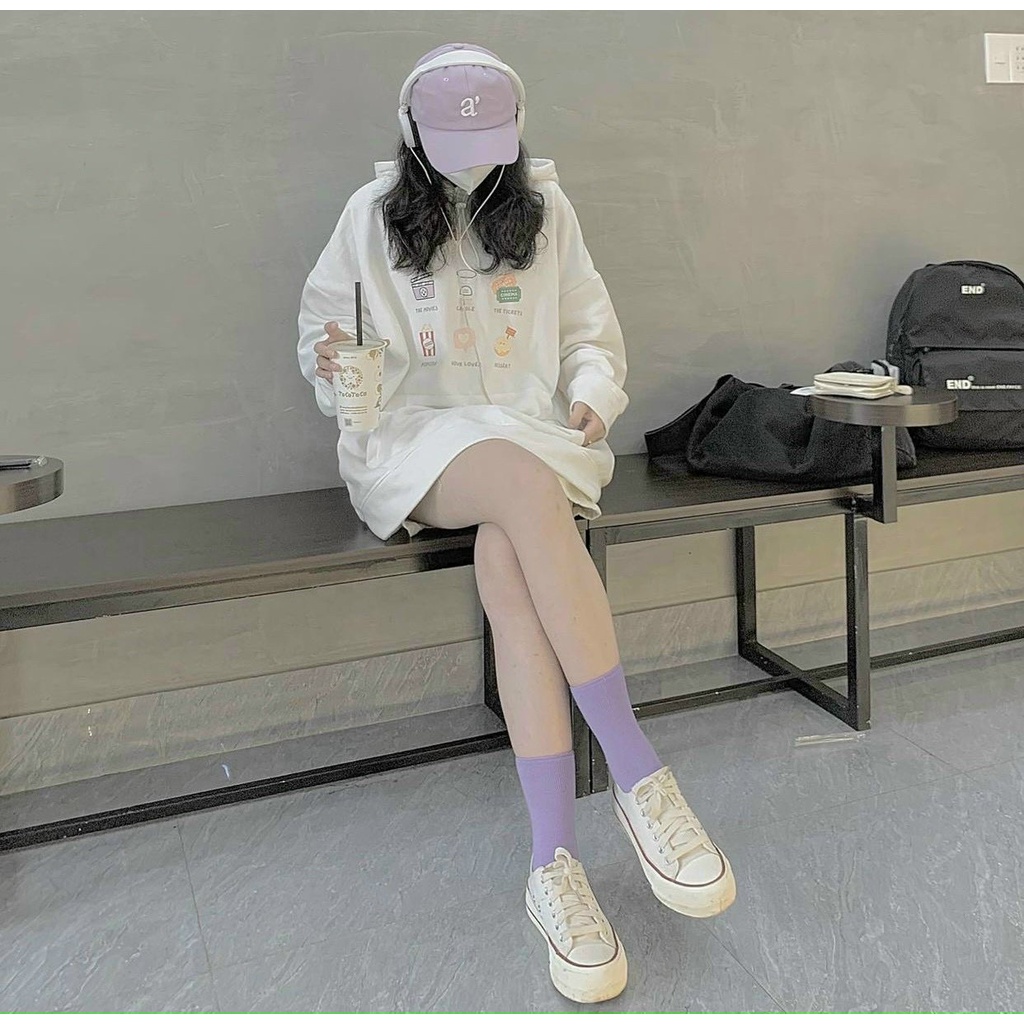 Áo sweater mùa đông Sunday chất liệu nỉ bông mềm mịn giữ ấm tốt phong cách trẻ trung sành điệu