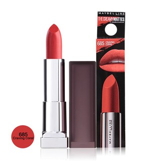 (Chính Hãng) Son lì MaybellineThe Creamy Mattes Lipstick Siêu Hot