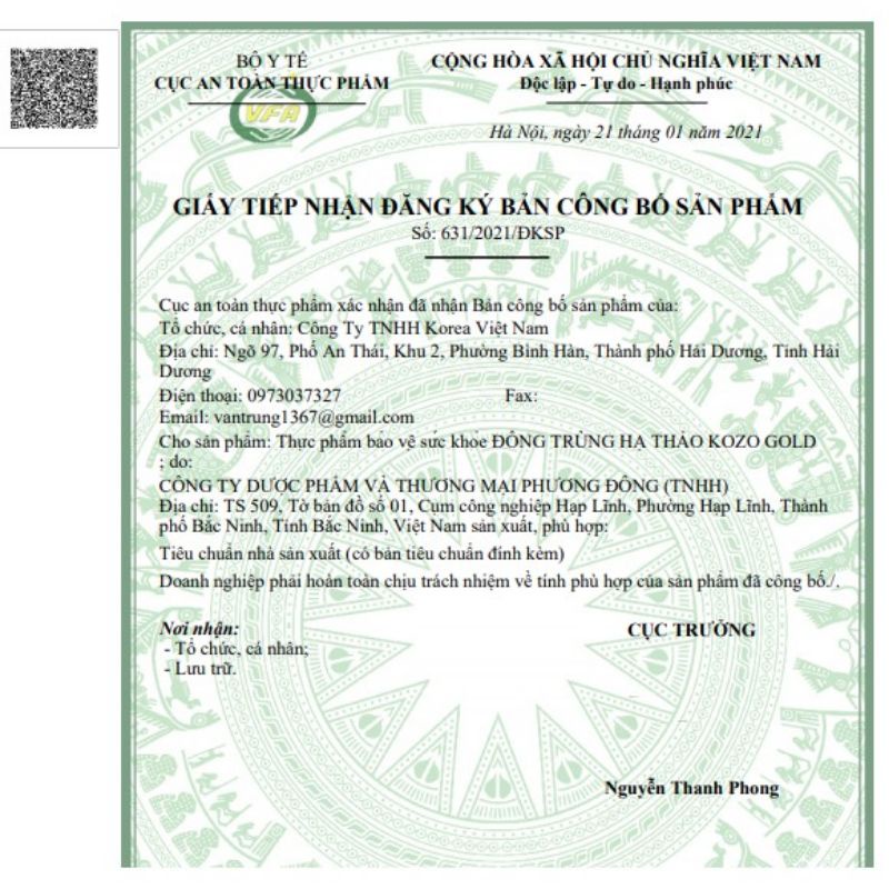 KOZO GOLD - SÂM TRÙNG THẢO BENGOLD bổ sung dưỡng chất, tăng sức đề kháng giúp ăn ngon miệng, ngủ ngon giấc