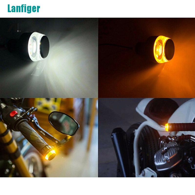 Bộ 2 Đèn LED Xi Nhan Gắn Tay Lái Xe Mô Tô