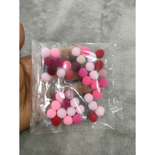 bom bom 0.9cm ( pom pom )bông len mịn