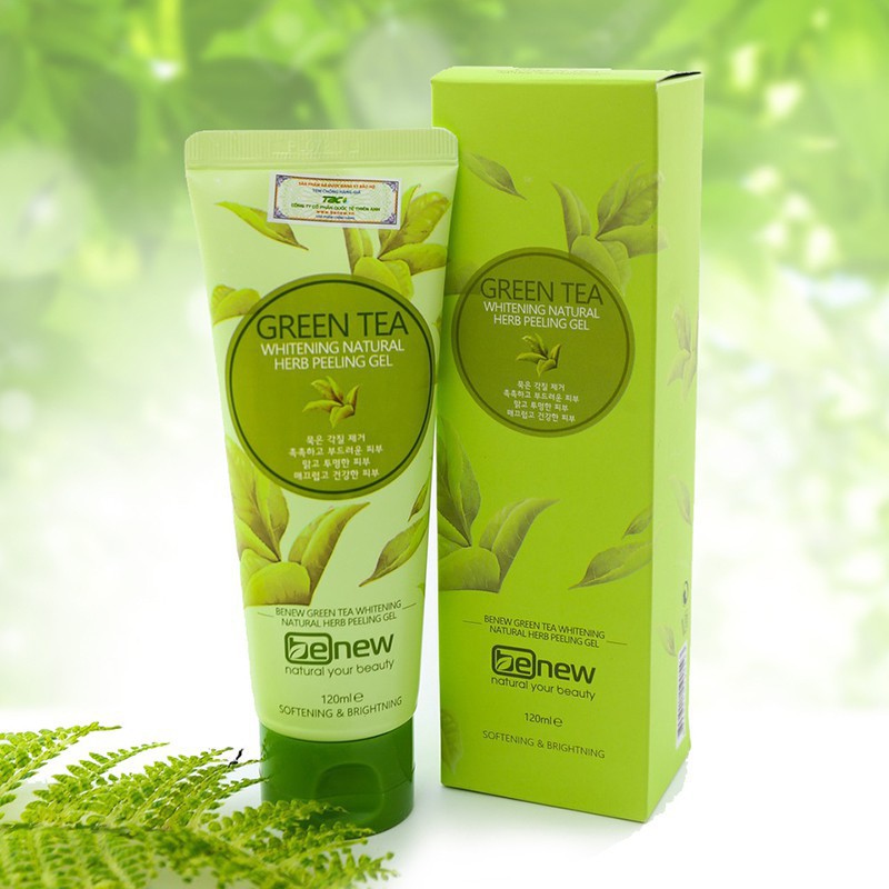 Tẩy da chết trà xanh Benew Green Tea Peeling Gel GP95