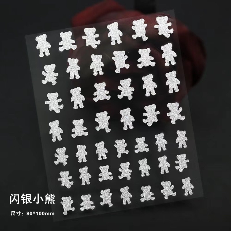 Stick flash phát sáng hình sao , tim, buom hình dán nail sticker hot