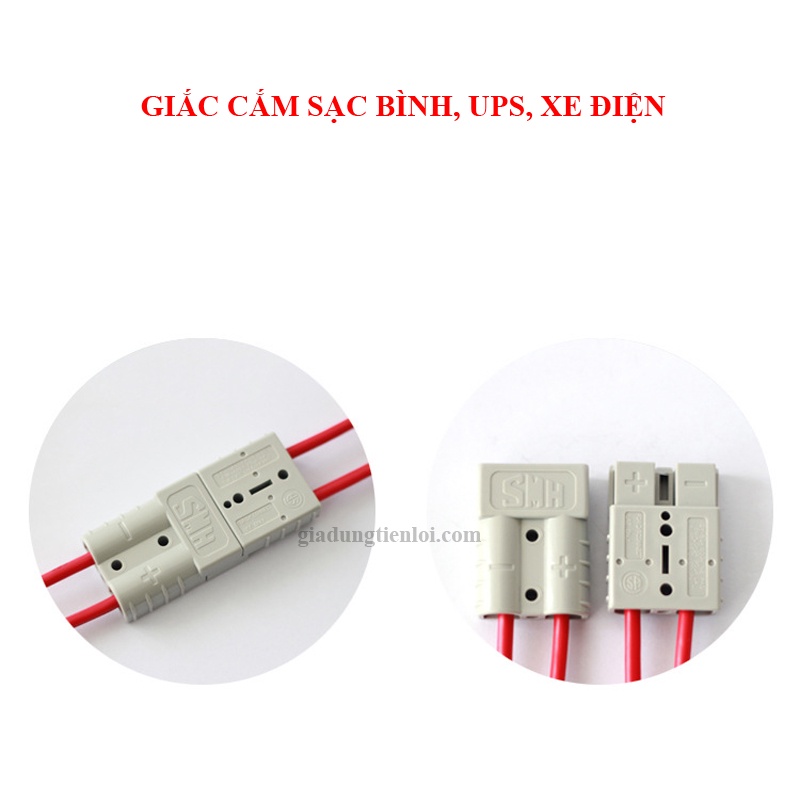 Giắc cắm 50a 175a sạc bình, ups, xe đạp điện, xe nâng, máy chà sàn