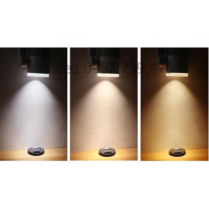 Combo bộ sản phẩm 3 đèn rọi ray 20W + 1 thanh ray 1.5 mét